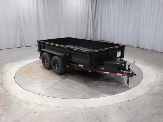 6×12 Dual-Axle Dump Trailer – 12,000 lb Heavy-Duty Hauler for Construction & Landscaping image 0